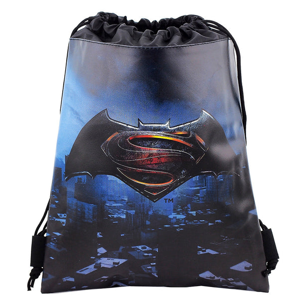 Batman Vs Superman Dawn Justice Authentic Licensed Black Drawstring Ba