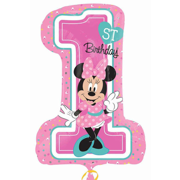 Minnie Mouse balloon 1st Birthday Foil 28