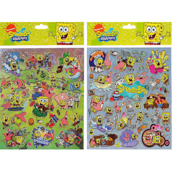 SpongeBob Party Supplies Pack Serves 16: SpongeBob Birthday Party Supplies,  SpongeBob Plates Napkins Cups and Table Cover with Birthday Candles