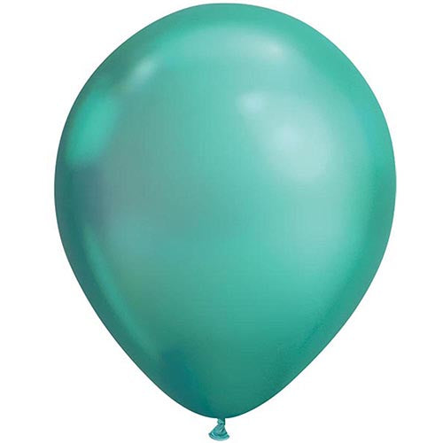 Qualatex Chrome Green Latex Balloons 7"