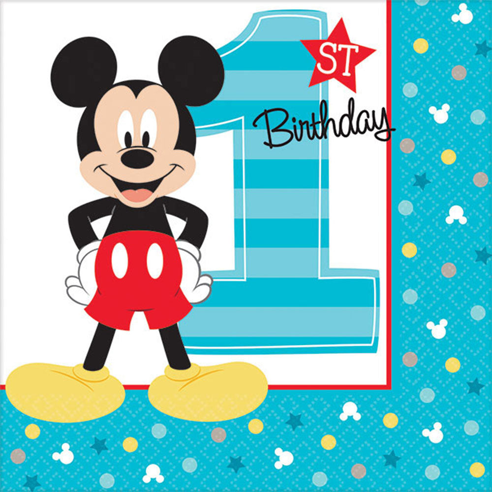 mickey mouse 1st birthday clip art