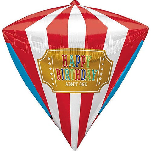 Carnival Birthday Cubez Balloon 15"