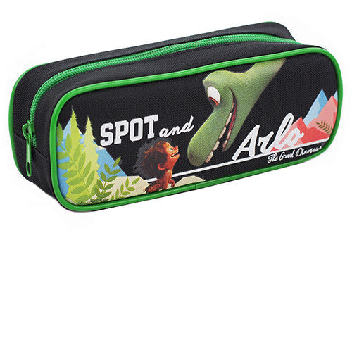 The Good Dinosaur Character Single Zipper Black Pencil Case