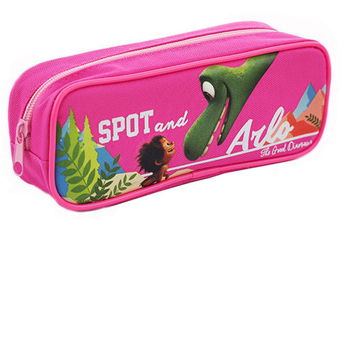 The Good Dinosaur Character Single Zipper Pink Pencil Case