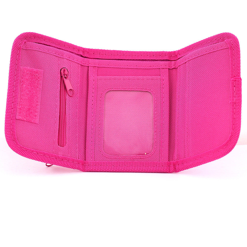 NEW GUESS Layla Petite Trifold Wallet In Pink 