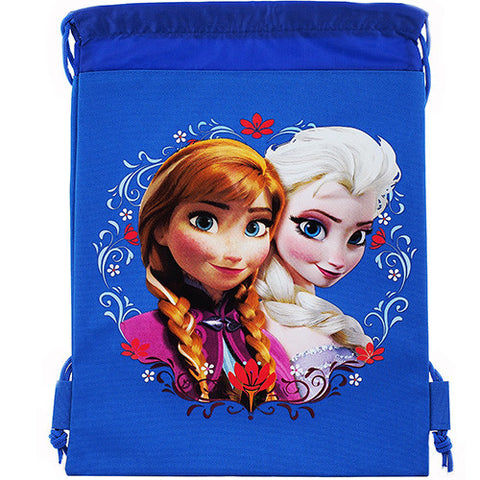 Frozen Drawstring Bag Character Licensed Blue Drawstring Bag