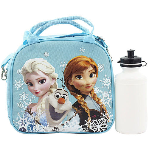 Frozen Elsa Anna Lunch Box Set 3 Pieces Water Bottle Snack Compartment And  Sandwich Case