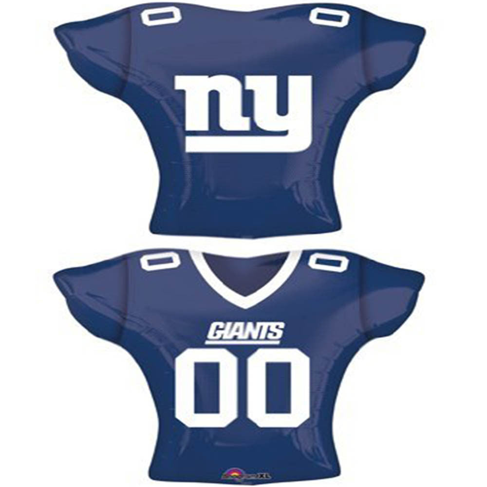 New York Giants Jersey Authentic Licensed Super Shape Foil / Mylar Bal