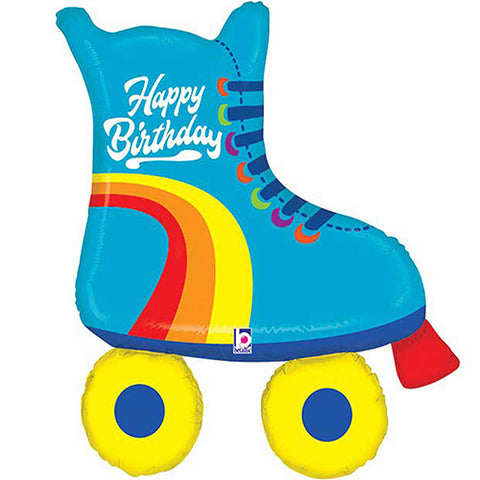 Roller Skate Birthday Foil Balloon 39"