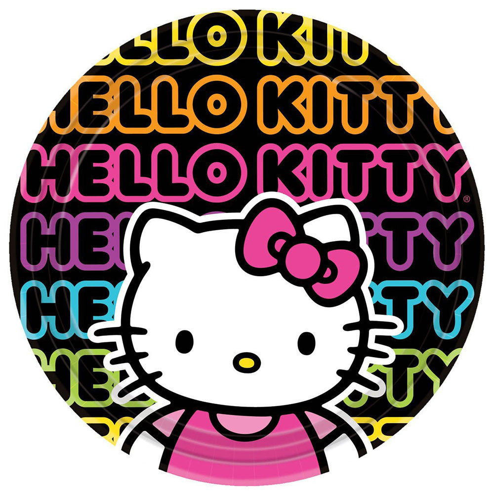 Hello Kitty Character 8 Luncheon Plates 9