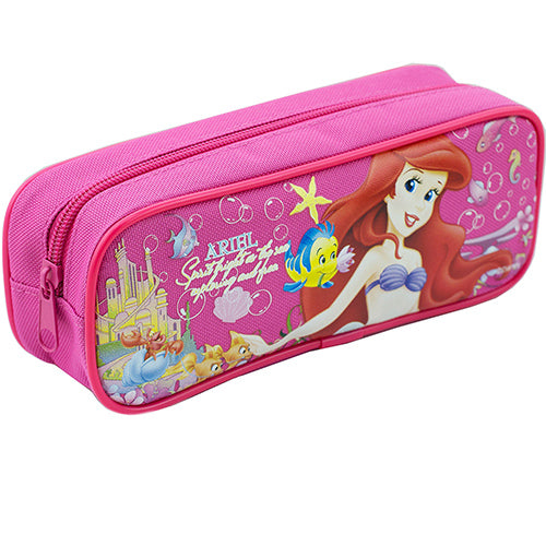 Frozen Character Single Zipper Hot Pink Pencil Case