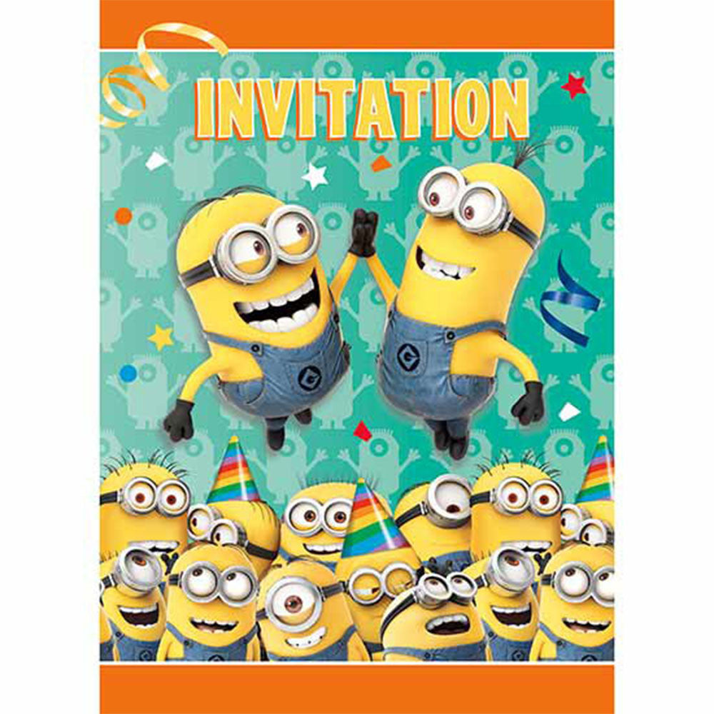 Despicable Minions Authentic Licensed 12 Sheets of Stickers