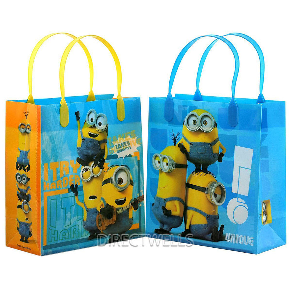 Minions goodie bags 12 Authentic Licensed Party Favor Reusable