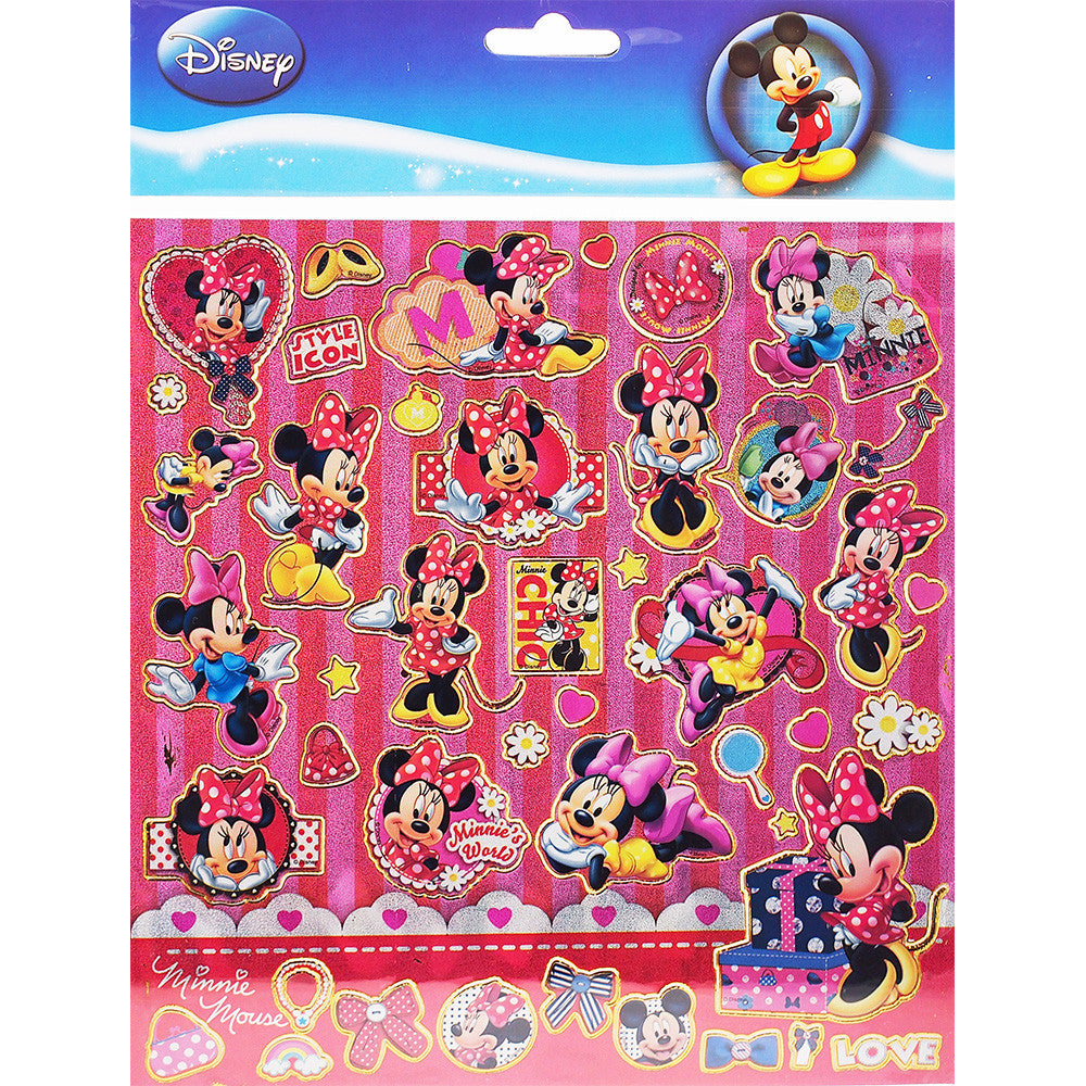 Minnie Mouse Stickers (12 Sheet Book), Minnie Mouse