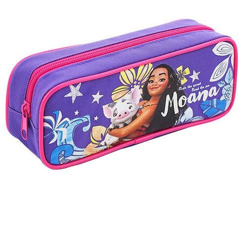 Moana Character Authentic Licensed Single Zipper Purple Pencil Case