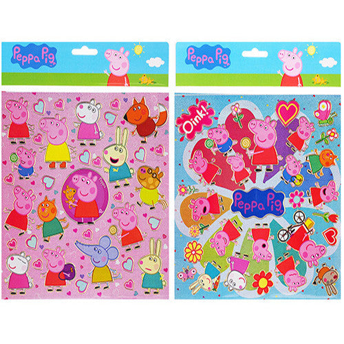 Peppa Pig Party Stickers 6 Sheets of Stickers Official licensed product  PeppaPig