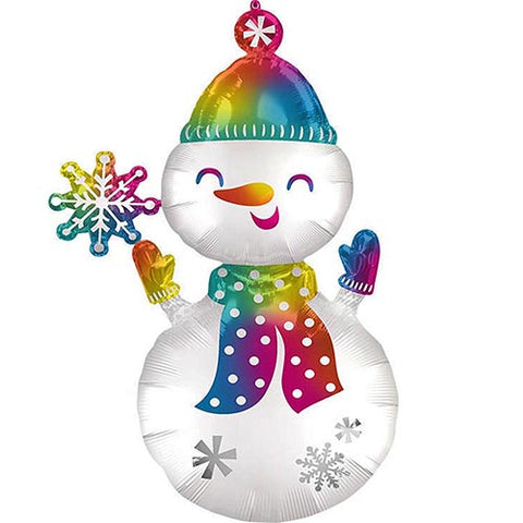 Snowman Foil Balloon 55"