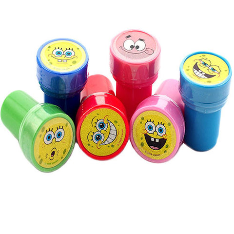 12 Spongebob Authentic Licensed Self Inking Stampers