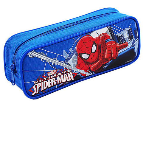 Spiderman Ultimate Single Zipper Blue Pencil Case