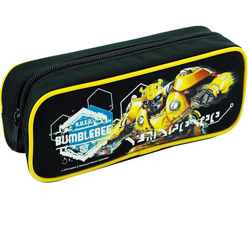 Transformers Bumblebee Single Zipper Black Pencil Case